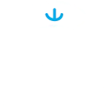 Gray outline of a person in a suit with a blue anchor above their head.
